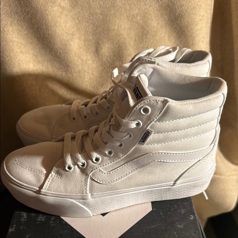 Vans Women's White High-Top Sneakers